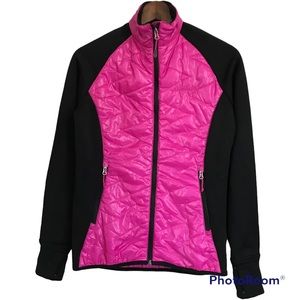 Avalanche Womens Water Repellent Wind Resistant Lightweight Pink Black Jacket